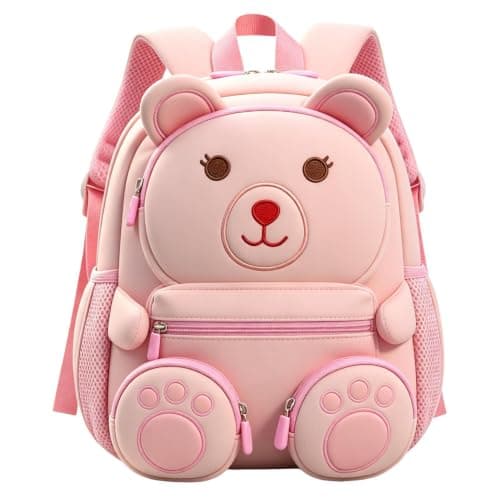 Children's Backpack with Shoulder Straps, pink, riferimento alla descrizione, Please refer to description — view 5
