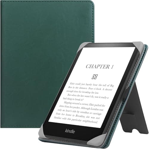HGWALP Universal Stand Case for 6/6.8/7 inch paperwhite,Premium PU Leather Stand Cover with Handstrap Compatible with All 6" 6.8" 7" Kindle Paperwhite/Colorsoft/Kobo/Pocketook/Sony eReaders-Mint
