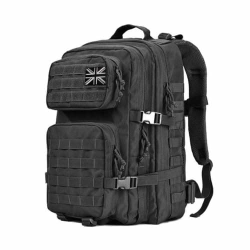 45L Tactical Backpack, Military Rucksack Travel Hiking Camping Bag