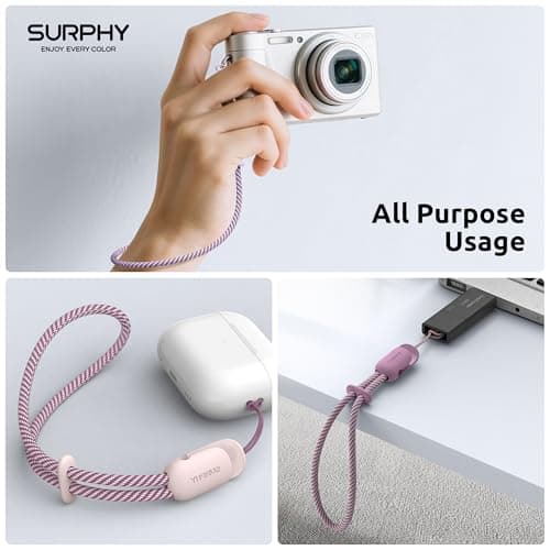 SURPHY 3 Pack Phone Wrist Strap with Phone Tether Tab Adjustable Lanyard — view 5