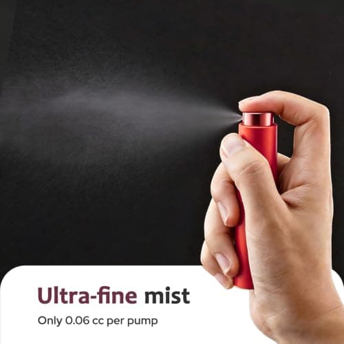 Toureal Travel Perfume Atomiser Refillable, 8ml Atomiser Spray Bottle,Red — view 3