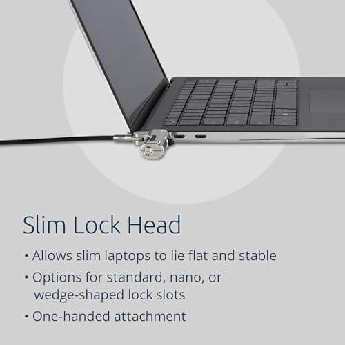 Kensington Combination Laptop Lock for Standard Security Slot, Resettable (K60213WW) — view 4