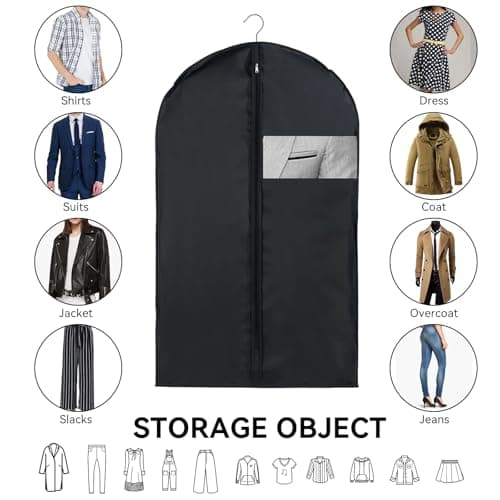 hautllaif 2 Pcs Suit Bags,Travel Garment Carrier with Zipper,60 * 100cm — view 6