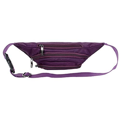 Bumbags and Fanny Packs for Running Hiking Waist Bag Outdoor Sport Hiking Waistpack for Men Women (Purple) — view 5
