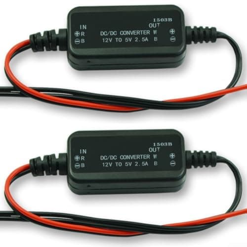 2-Pack DC-DC Converter 12V to 5V 2.5A Step Down