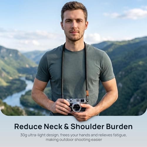 MoKo Rope Camera Strap Compitable with Canon Sony Fuji DSLR — view 3