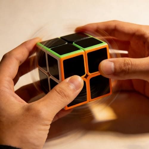Carbon Fiber Speed Cube Set 2x2x2 3x3x3 Pyramid Magic Cube Puzzle Cube — view 6