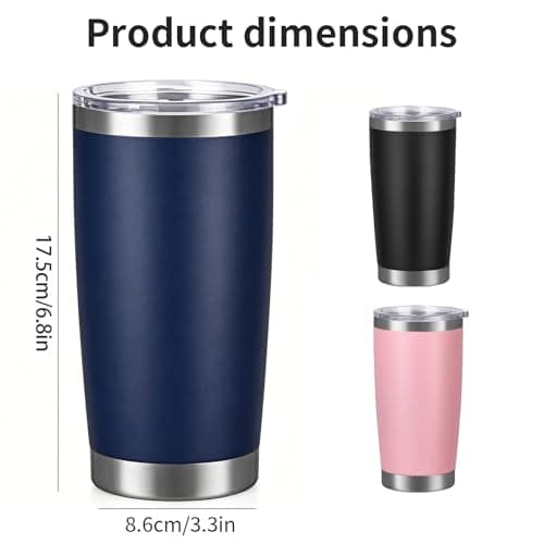 Insulated Tumbler & Travel Tumbler – Stainless Steel Coffee Cup with Lid — view 2