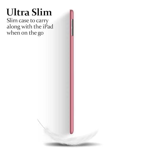 For Apple iPad 10.2 inch 9th/ 8th/ 7th Generation, Smart Magnetic Stand Case, Leather Cover with Magnetic Closure, Anti-Scratch and Lightweight Case (2021/2020/2019) (Rose Gold) — view 4