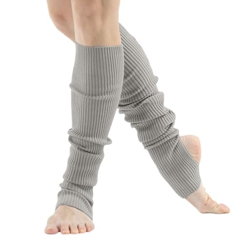 Compression Socks for Women Men Flying Flight Socks Compression Stockings Running Leg Warmers For Women Dance & Yoga | Open Toe & Heel Dance Socks | Eighty’s 80s Ribbed Party Socks | Warm Sports Socks