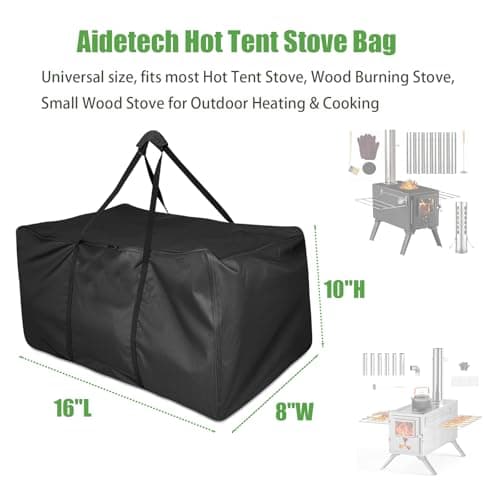 Aidetech Hot Tent Stove Carry Bag, Storage Bag for Camping Wood Stove — view 2