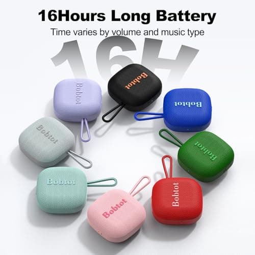 Bobtot Portable Wireless Bluetooth Speakers - IPX7 Waterproof, TWS Pairing — view 3