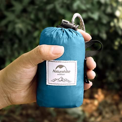 Naturehike Ultralight Foldable Waterproof Backpack by 30D Nylon Fabric Dry Bag for Hiking Camping Outdoor Travel Lake Blue — view 2