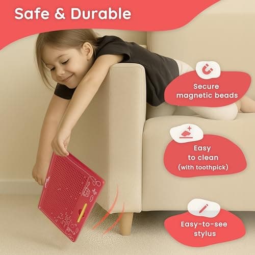 Mamas Reise Hacks Magnetic Game XL [Activity Car Ride & Home] Magnetic Board for Children from 3 Travel Game & Magnetic Drawing Board Toy for Learning to Write — view 3