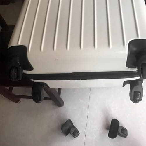Flylin Luggage Suitcase Wheel 1 Pair, 360 Swivel Replacement for Trunk — view 6