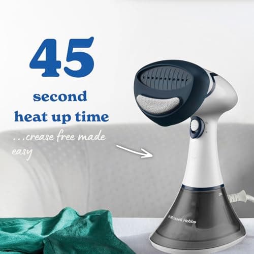 Russell Hobbs Steam Genie Handheld Clothes Steamer, 1600W, 200ml — view 2