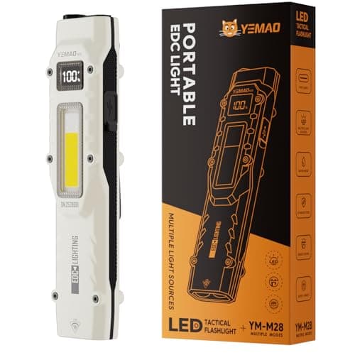 Yemao 880 Lumens Flat EDC Torch Rechargeable
