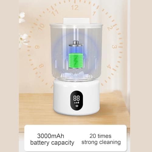 Mini Washing Machine Silent Clothes Washer — view 2