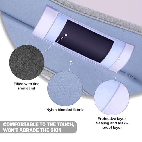 Ankle Weights 0.5kg-2kg Adjustable Neoprene Pair for Women Men — view 4