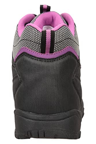 Mountain Warehouse Adventurer Womens Waterproof Boots - Durable Hiking Shoes, Breathable, Synthetic Upper, Mesh Lining, Cushioned Footbed - Ideal for Walking & Trekking, Black, Womens Shoe Size 6 UK — view 5
