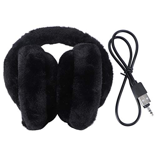 Theaque Wireless Earmuffs, Headphones Warmer Ear Muffs,Wireless Headphones Earmuffs Built-in HD Speakers And Microphone Foldable Suitable For Men, Women Outdoor Sports And Travel
