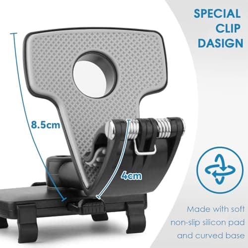 TOFURT Car Mobile Phone Holder 360 Degree Rotation Car Dashboard Cell Phone Mount Automobile Cradle Suitable for 4 to 7 Inch Smartphones — view 5