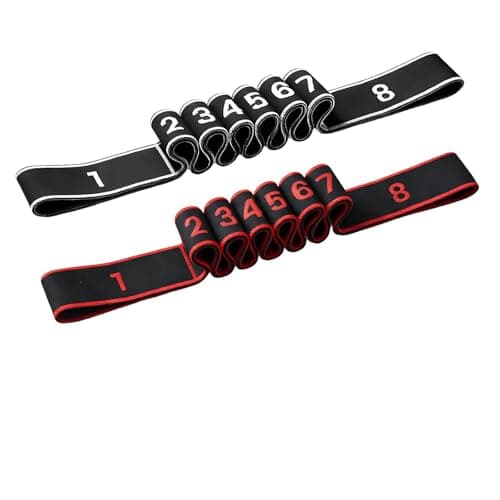 2 PCS Yoga Straps for Stretching, Resistance Bands for Stretching, Elastic Fitness Resistance Bands with Adjustable Loops for Home, Gym and Travel Use
