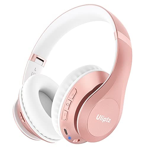 Uliptz Wireless Headphones Over Ear, 65 Hrs Playtime Bluetooth Headphones