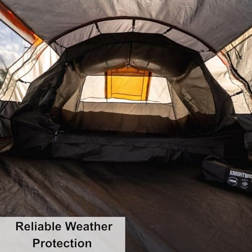 OLPRO Knightwick 3.0 3-Person Camping Tent – Waterproof 5000 mm Tunnel Tent with Sewn-In Groundsheet & Porch Storage – Lightweight Festival & Weekend Camping Dome Tent — view 5