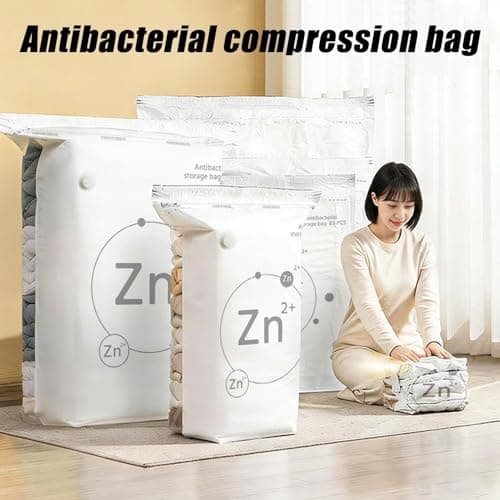 Vacuum Bags for Travel Compression without Pump with Closure — view 4