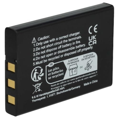 vhbw 3x Battery compatible with Olympus Optoma PK102 Pico Pocket Projector, PK101 Pico Pocket Projector Camera DSLR (1000 mAh, 3.6 V, Li-Ion) — view 2