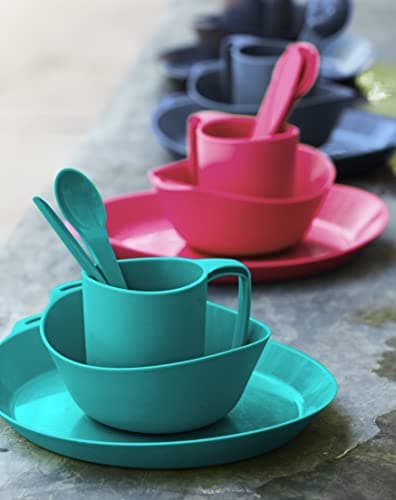 Lifeventure Ellipse Reusable Mug for Camping, Travel & Outdoor - Teal (Pack of 4) — view 4