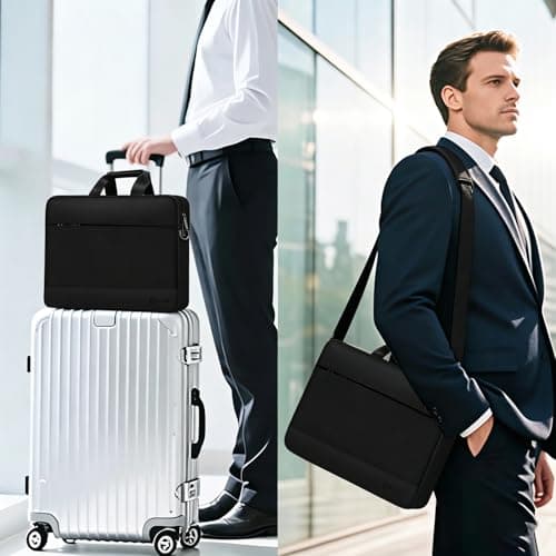 Alfheim 17-17.3 Inch Waterproof Laptop Bag with Shoulder Strap — view 2