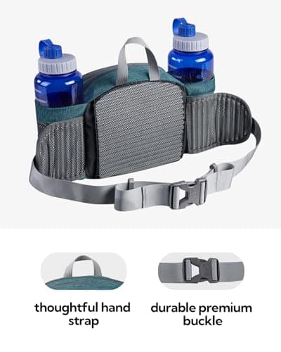 Waterfly Hiking Waist Fanny Pack Bum Bag with Bottle Holder — view 5
