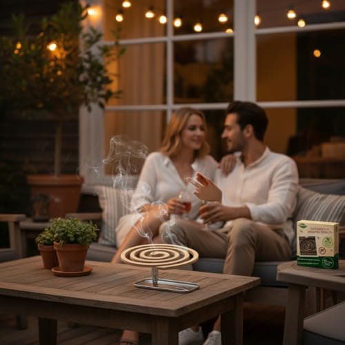 Mosquito Repellent Coils 10-Pack 2 Metal Stands for Patio Outdoor Garden — view 5
