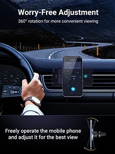 UGREEN Magnetic Car Phone Holder, Compatible with MagSafe Car Mount Cradle — view 5