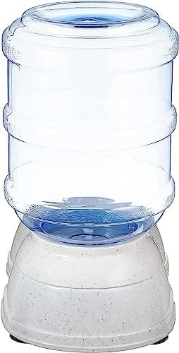 Amazon Basics Dog and Cat Water Feeder, Small, 1 Gallon (3.8 liters), Transparent — view 4