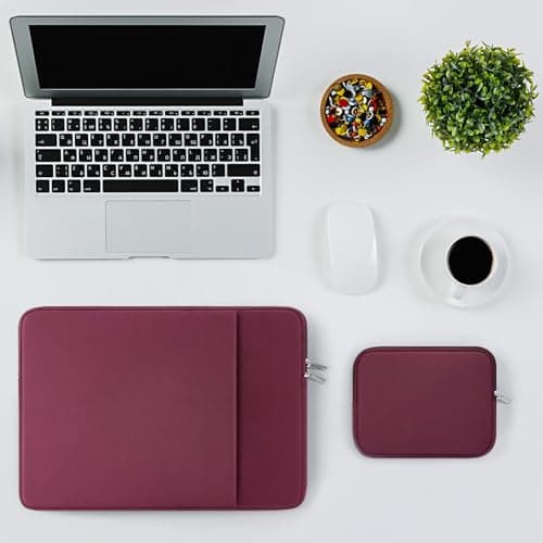 RAINYEAR Laptop Sleeve with Small Bag for 14" Notebook 15" Macbook Air M5 — view 6