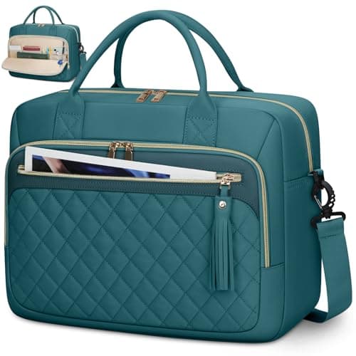 RAINSMORE 17 Inch Laptop Bags for Women Large Laptop Case Messenger Bag
