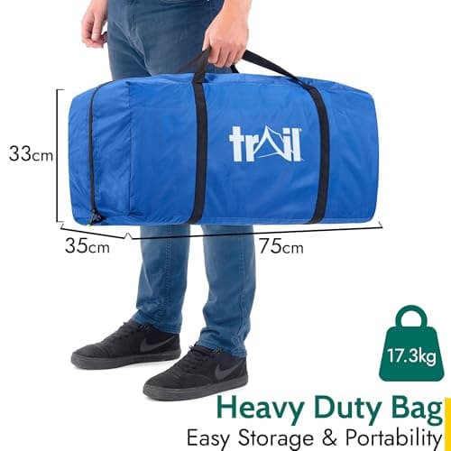 Trail Easdon 6 Man Family Tent, L700cm x W240cm x H185/210cm — view 5