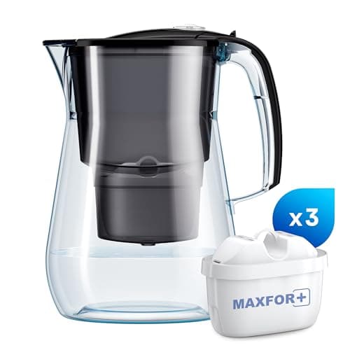 AQUAPHOR Water Filter Jug Onyx Black 4.2L with 3 x Maxfor+ Cartridges — view 2