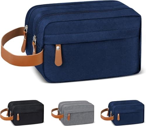 Toiletry Bag, Travel Hand-Held Make up Wash Bags, Portable Waterproof Toile-Try Kit, Bathroom Storage Case, Cosmetic Organizer for Travel, Camping