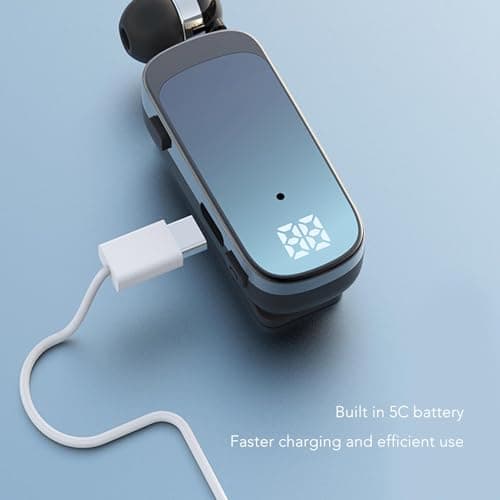 Vistreck Retractable Headphones for Comfort and Convenience (Gradient Blue) — view 3