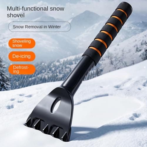Car Ice Scraper - Ice Removal Shovel, Ergonomic Frost Cleaner — view 4