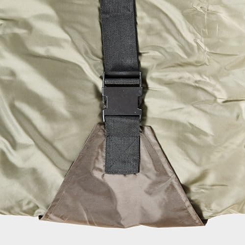 Westlake Kougar 3 Season Sleeping Bag with Bed Chair Straps & 2-Way Crash Zips, Water Resistant & Lightweight Bivvy Sleep System for Adults (Brown) — view 4