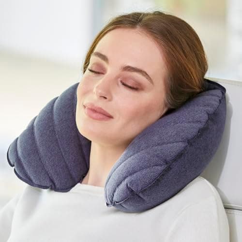 Go Travel Fusion Luxury Inflatable Neck Pillow with Carry Pouch — view 3