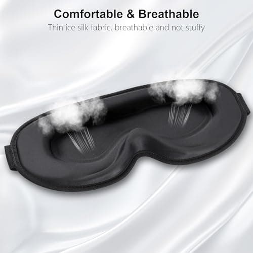 Gritin 100% Blackout Sleep Mask for Women & Men-Zero Eye Pressure Eye Mask — view 6