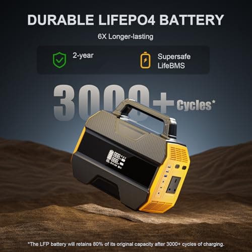 VTOMAN FlashSpeed ​​300 Portable Power Station – 230Wh LiFePO4 Battery — view 2