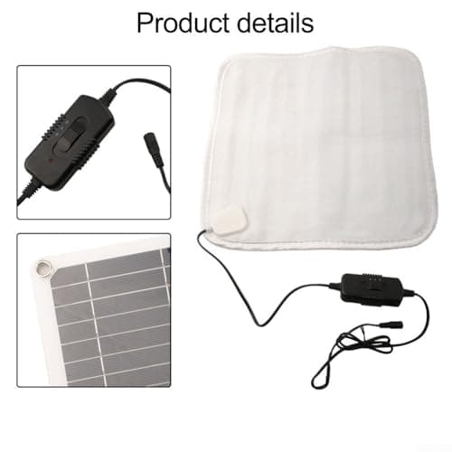 Waterproof Solar-Powered Pet Heating Mat with Electric Blanket Features and Adjustable Heat for Cold Weather Comfort — view 4