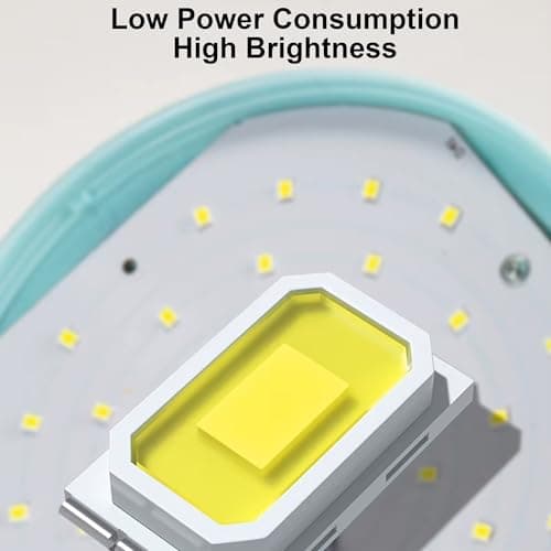 IndoTeam Rechargeable Camping Lantern - Battery Powered Lamp for Outdoor Lighting - LED Rechargeable Light - Blue - IPX4 Water Resistant — view 6